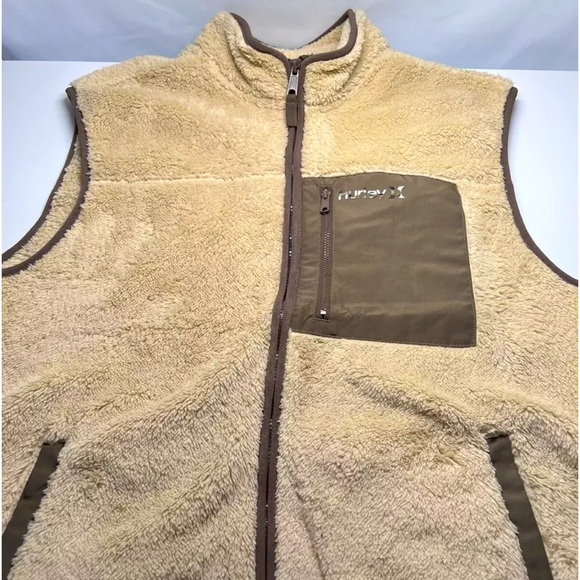 Hurley Adventure Sherpa Vest Maple / Cream XL - Picture 1 of 3